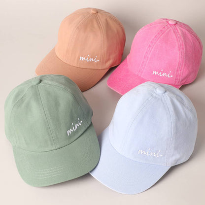 Mini Embroidered Baseball Cap