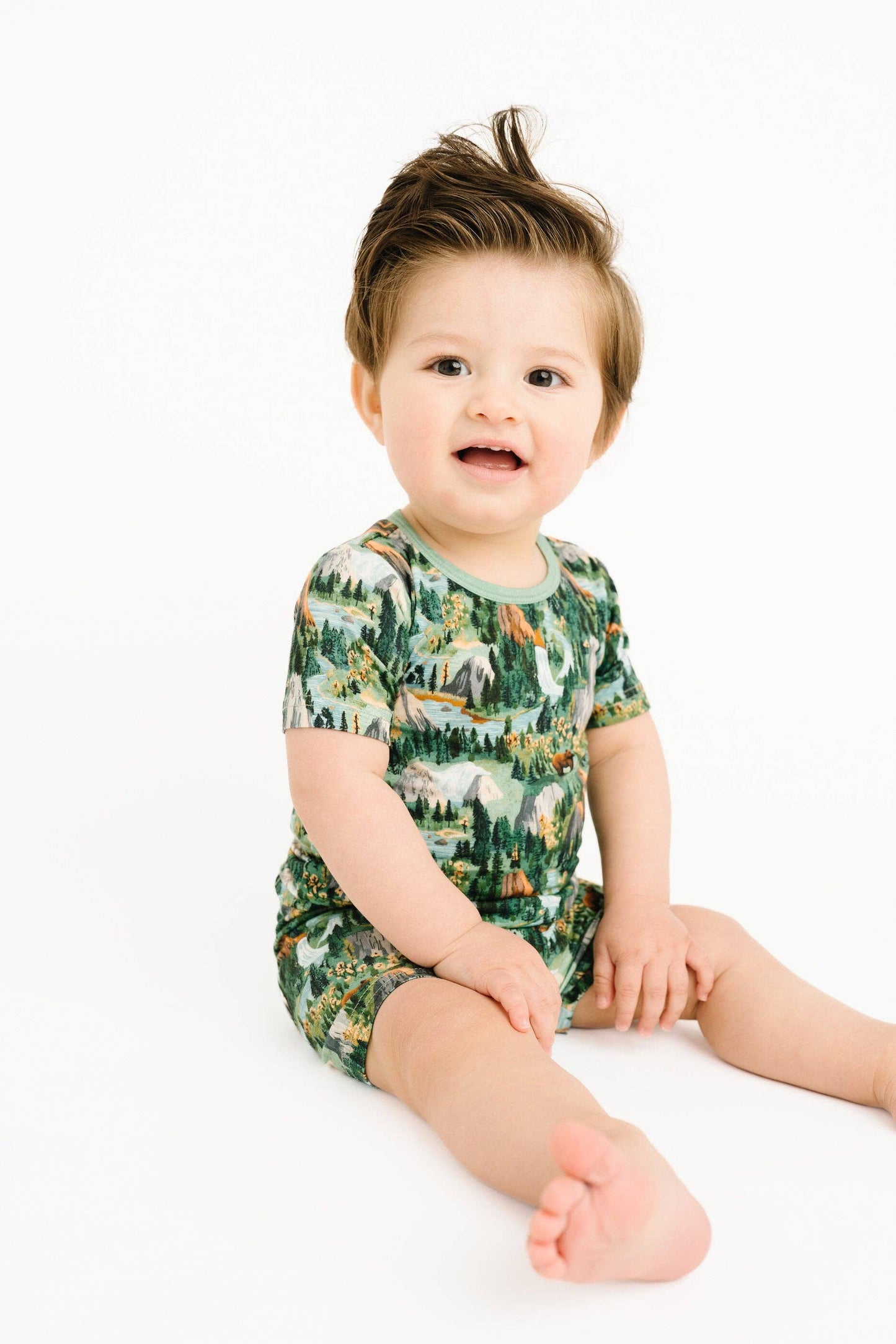 National Park Bamboo Shorts Set
