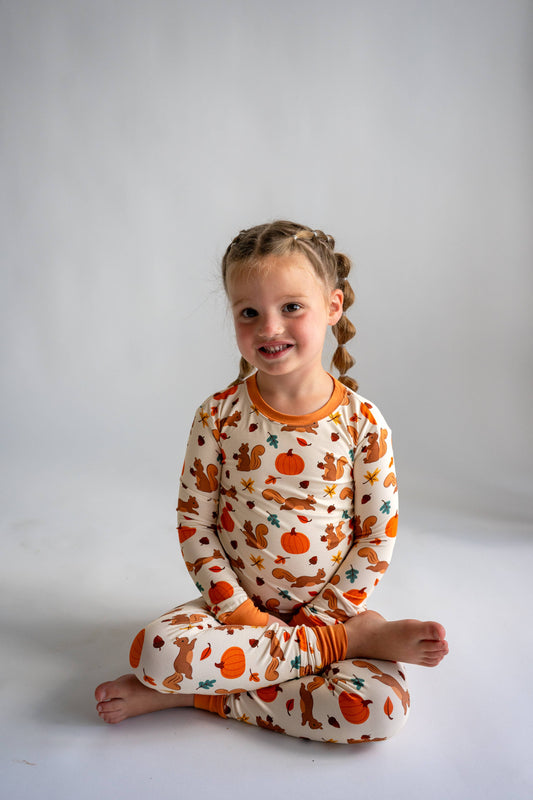 Pumpkin Patch Pals Two Piece Bamboo Pajama