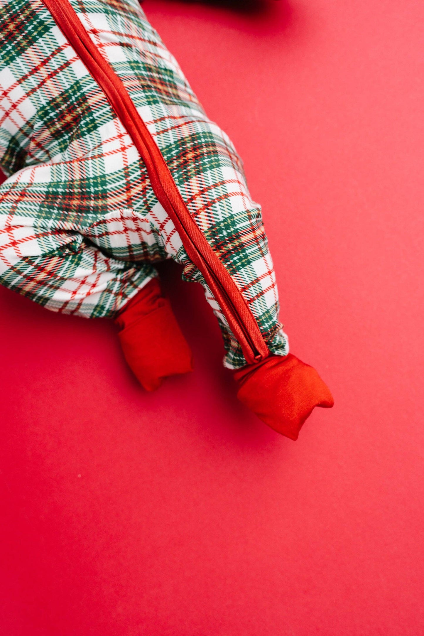 Christmas Plaid Bamboo Sleeper