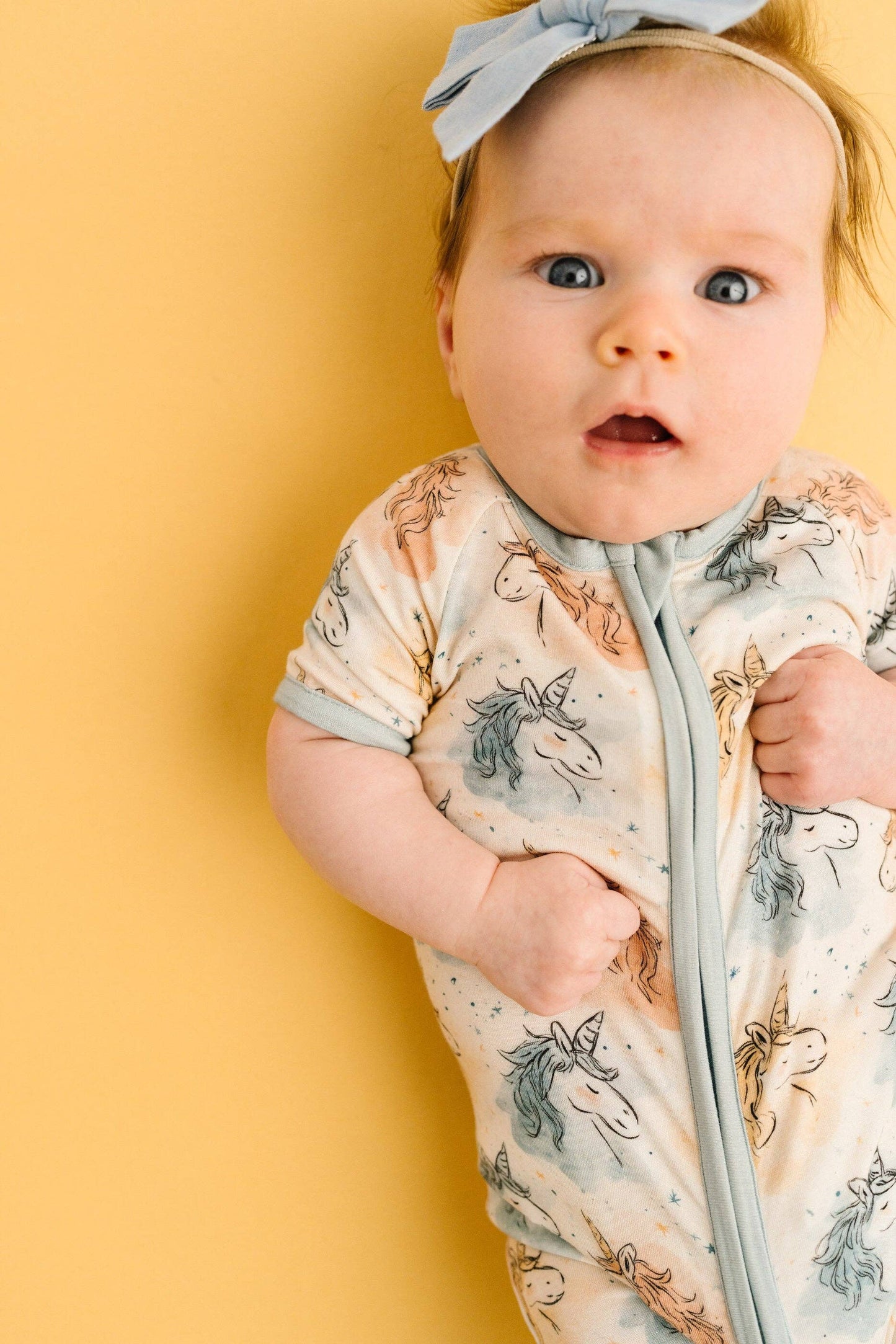 Stardust Unicorn Bamboo Short Romper