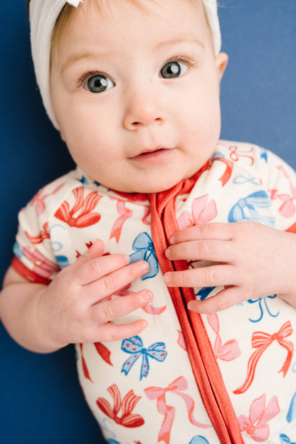 USA Bows Bamboo Short Romper