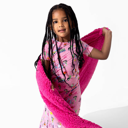 Powerpuff Girls Saving Bedtime Bamboo Kids Pajama Short Set
