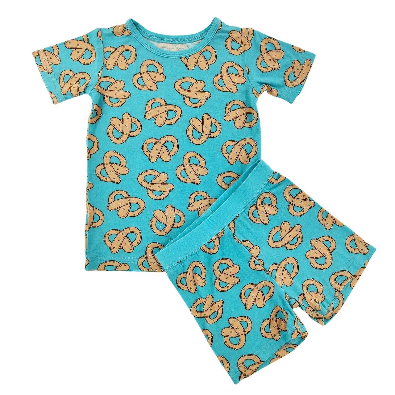 Pretzel Party Bamboo Shorts Set