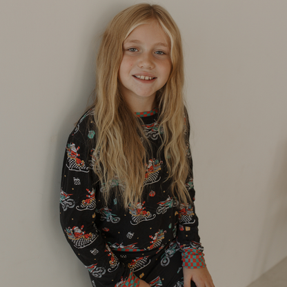 Santas Speedy Sleigh Toddler & Youth Pajamas *PREORDER*