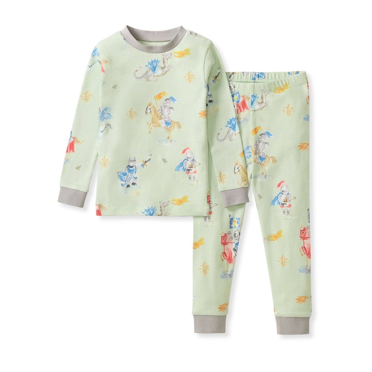 Knight & Dragons Organic Cotton Two-Piece Pajamas