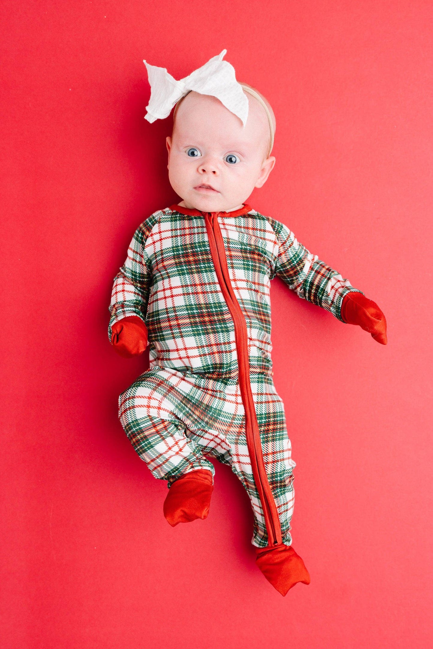Christmas Plaid Bamboo Sleeper