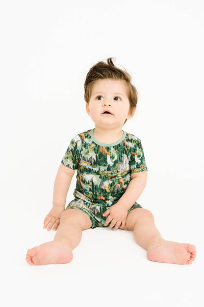 National Park Bamboo Shorts Set