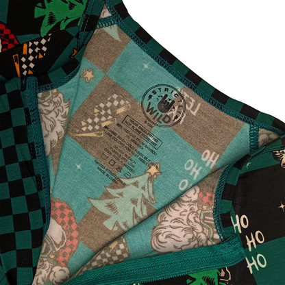 Let's Race Santa Zip Up Pajamas *PREORDER*