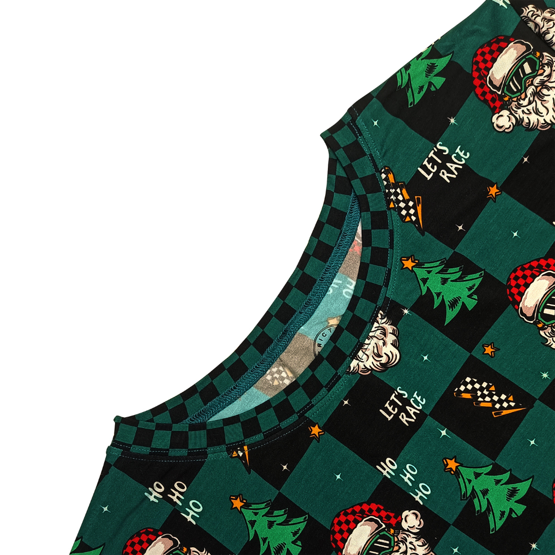 Let's Race Santa Toddler & Youth Pajamas *PREORDER*