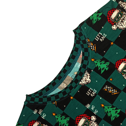 Let's Race Santa Toddler & Youth Pajamas *PREORDER*