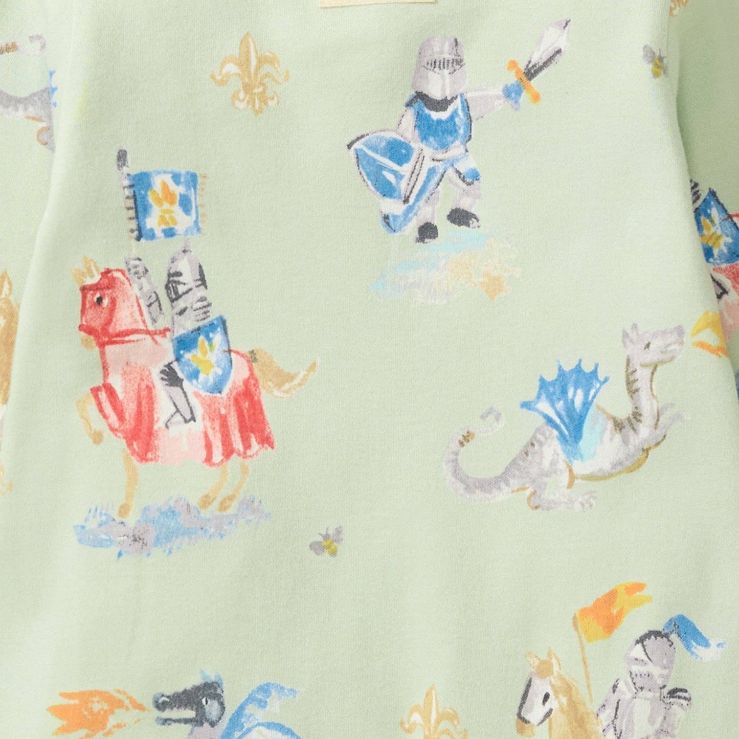 Knight & Dragons Organic Cotton Two-Piece Pajamas