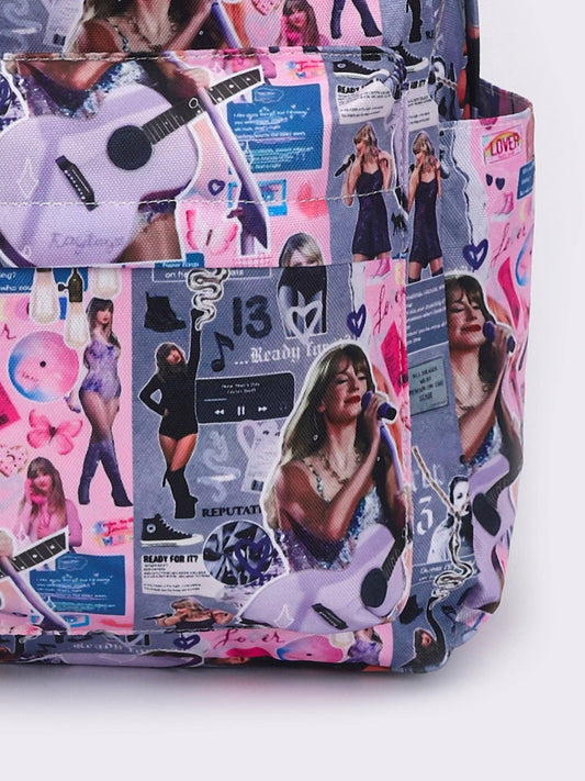 Grey/Pink TS Backpack