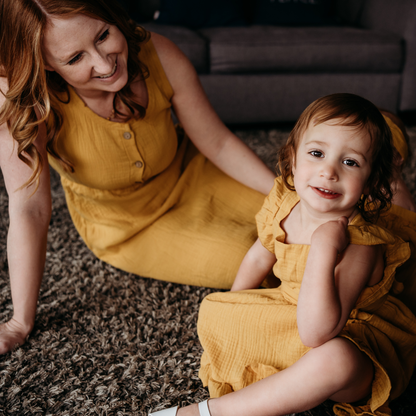 Yellow Ruffled Dress