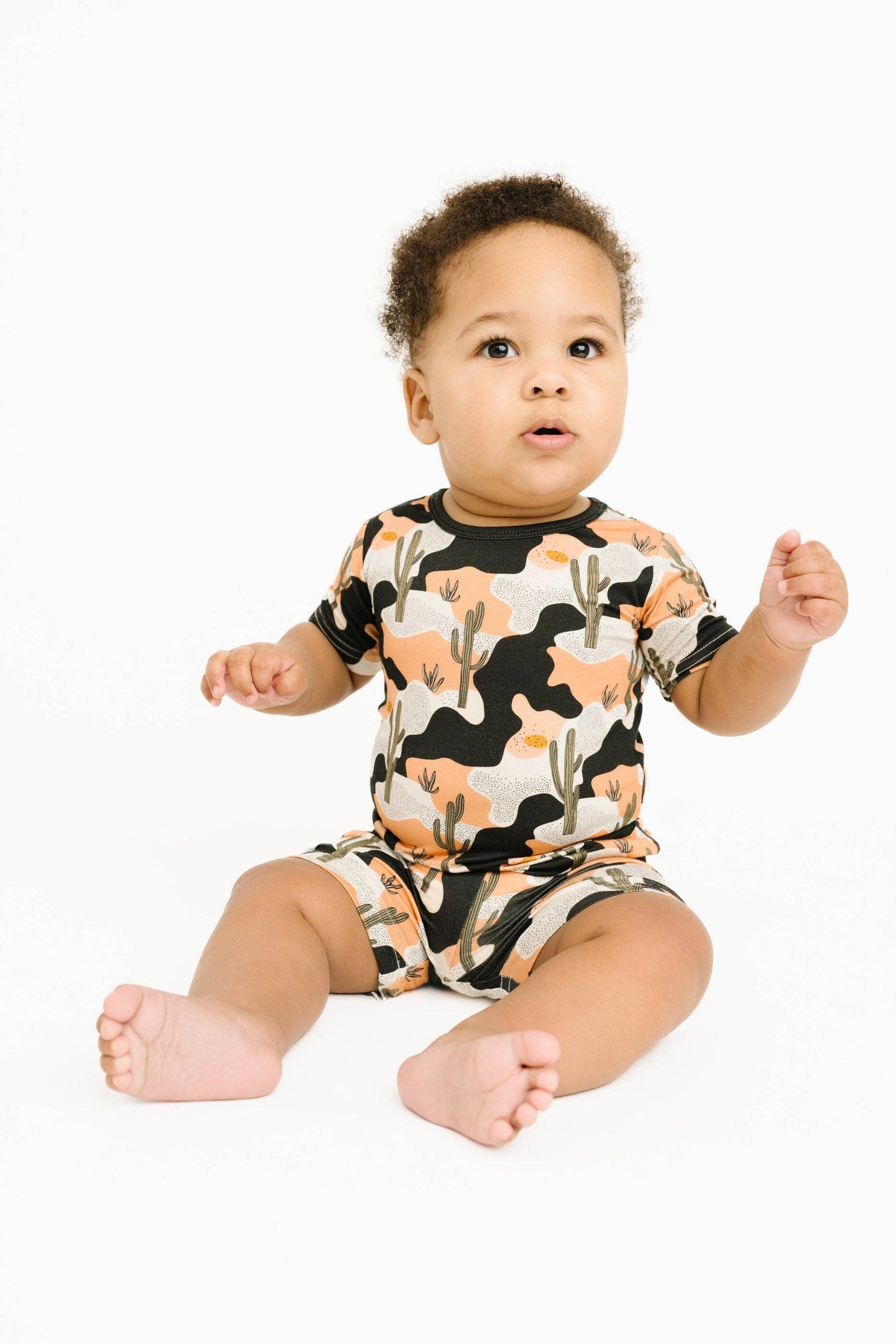 Dusk Desert Bamboo Shorts Set