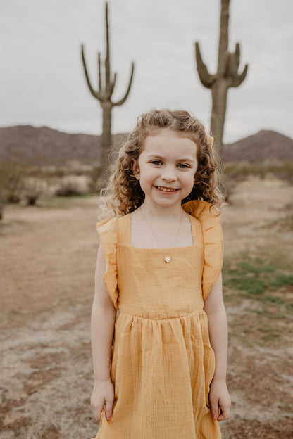 Yellow Ruffled Dress