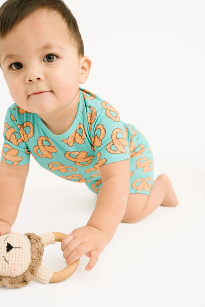 Pretzel Party Bamboo Shorts Set