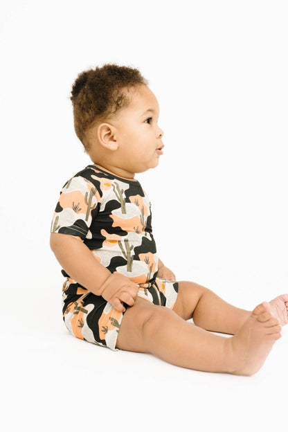 Dusk Desert Bamboo Shorts Set