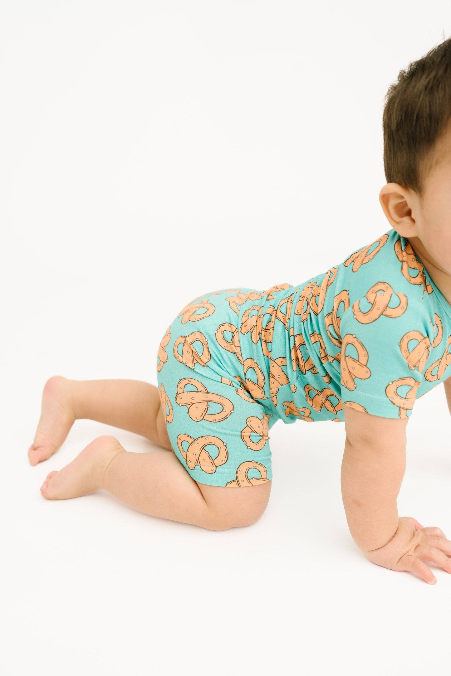 Pretzel Party Bamboo Shorts Set