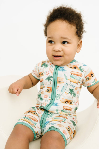 Beach Vacation Bamboo Short Romper