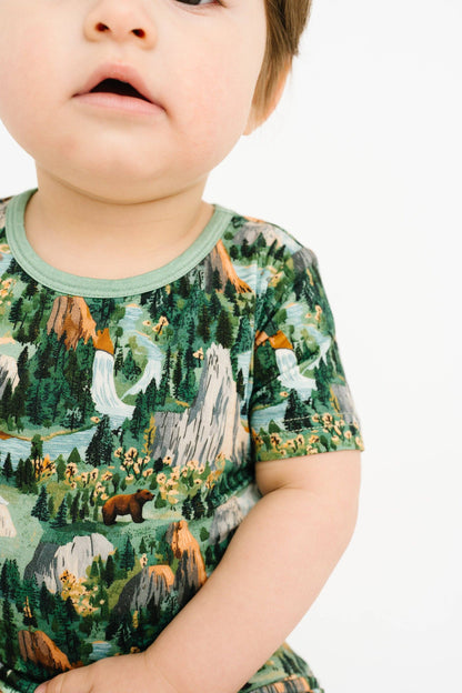 National Park Bamboo Shorts Set