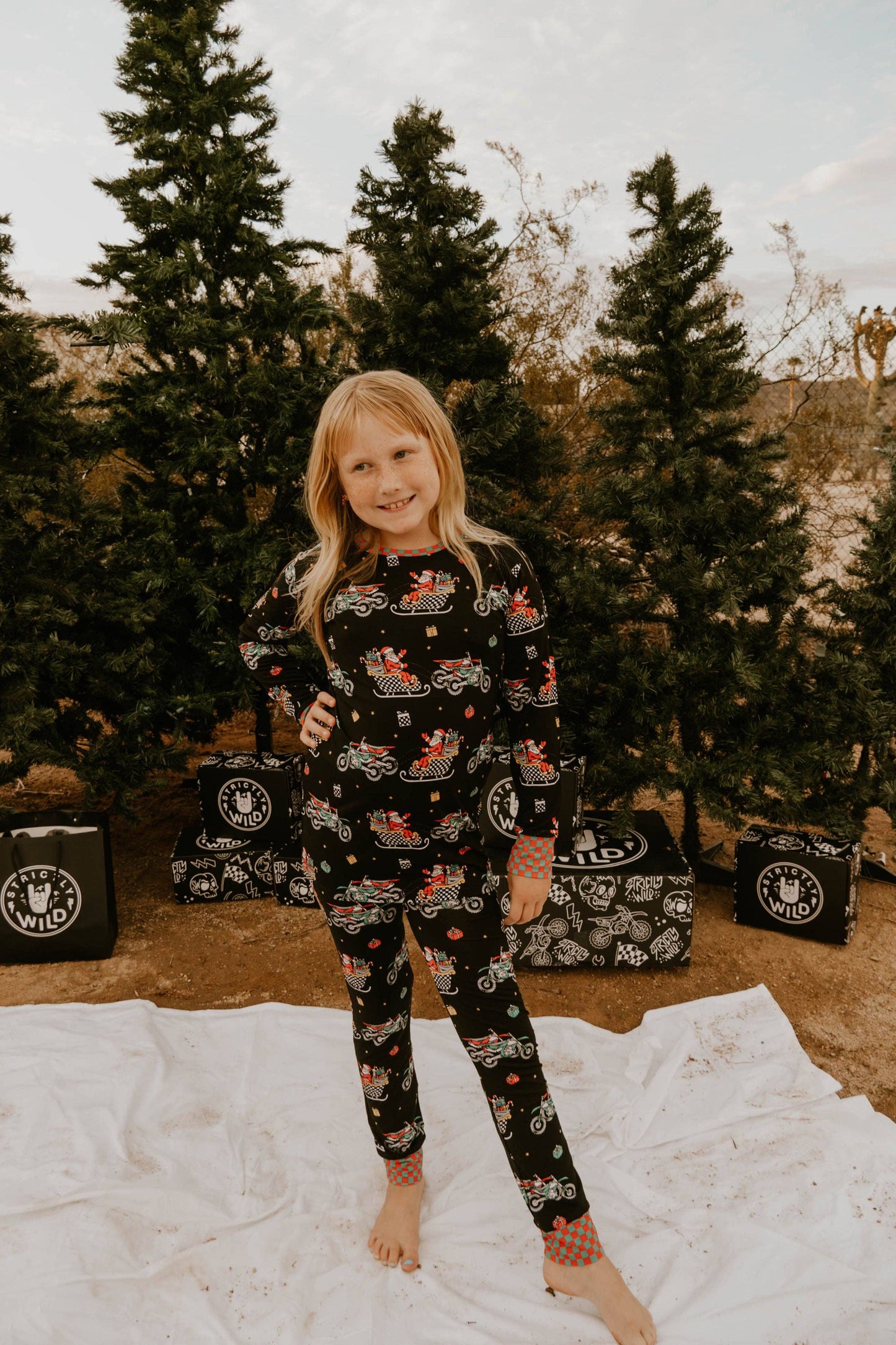 Santas Speedy Sleigh Toddler & Youth Pajamas *PREORDER*