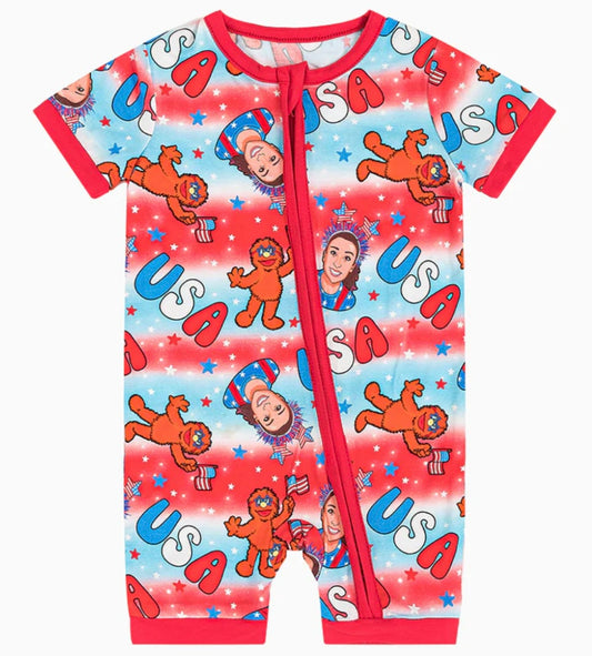 Fraggle Rock the USA Bamboo Shorty