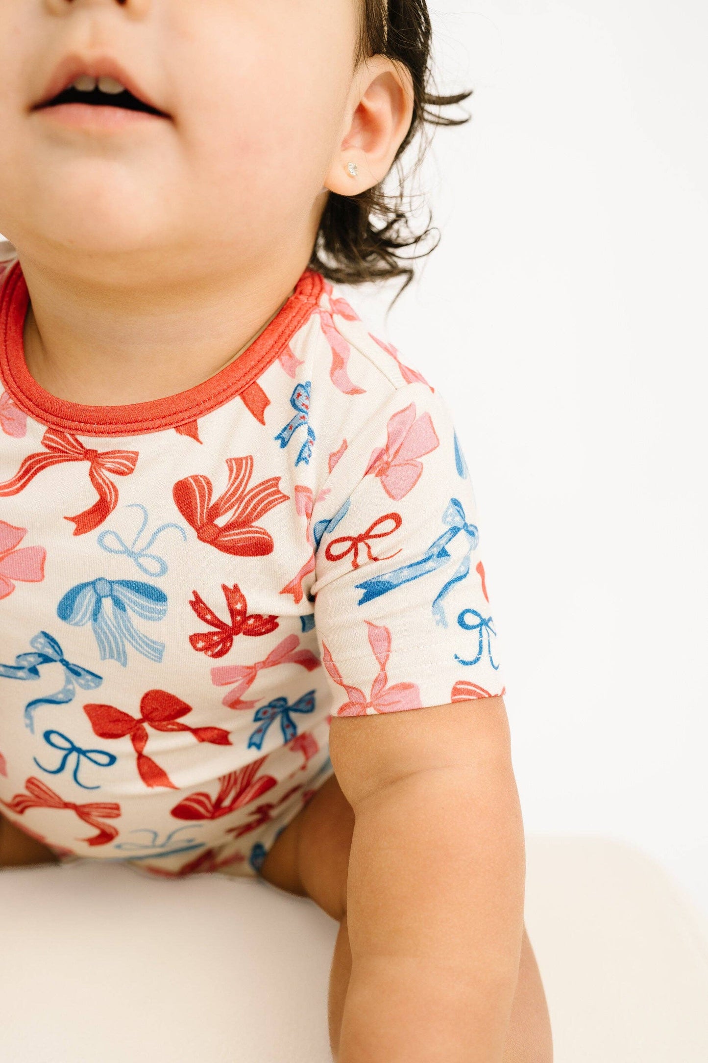 USA Bows Bamboo Shorts Set