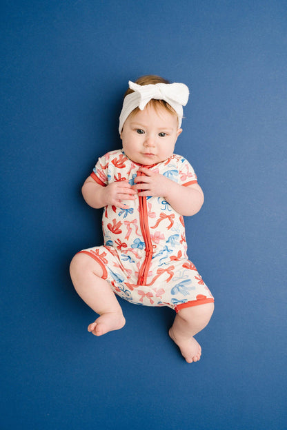 USA Bows Bamboo Short Romper