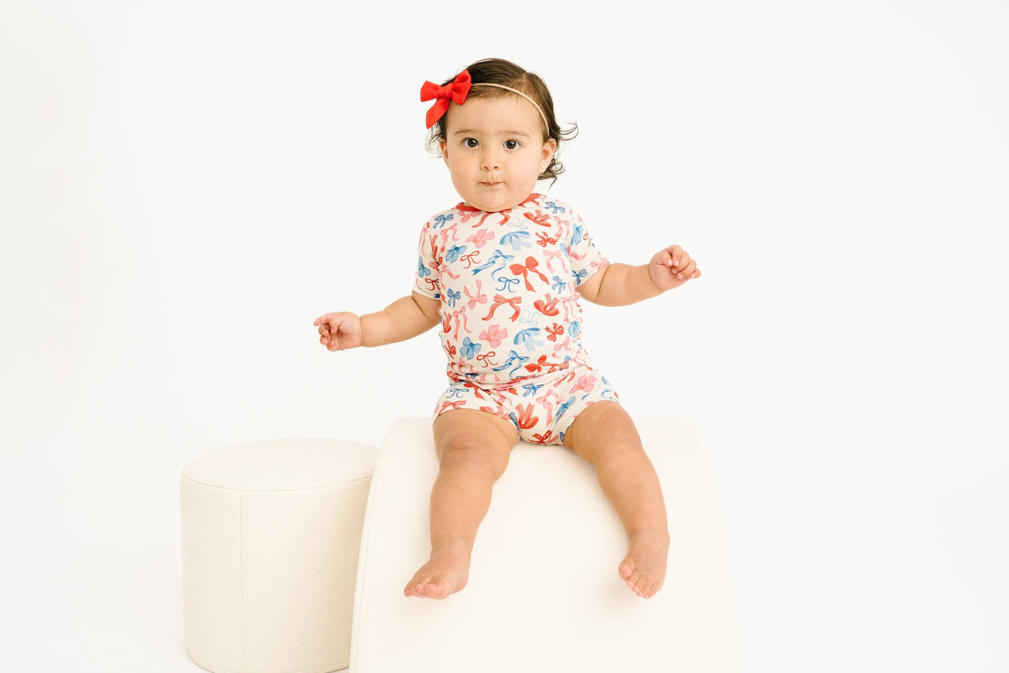 USA Bows Bamboo Shorts Set