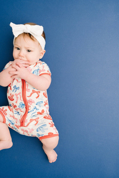 USA Bows Bamboo Short Romper