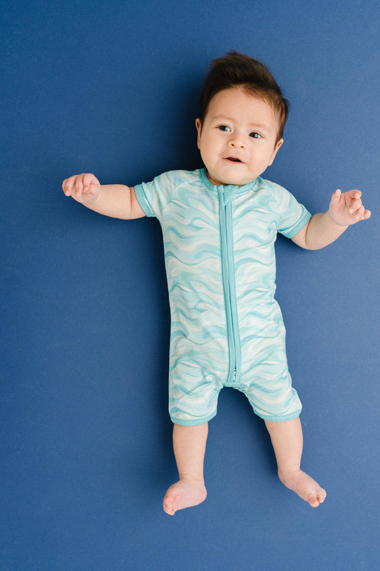 Ocean Breeze Bamboo Short Romper