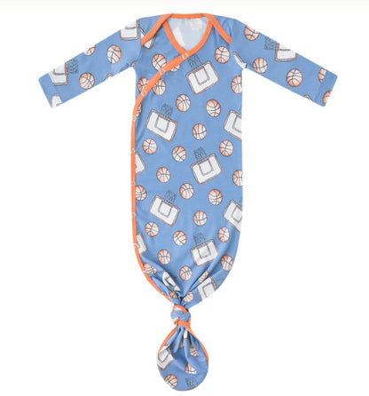 Dunk Newborn Knotted Gown