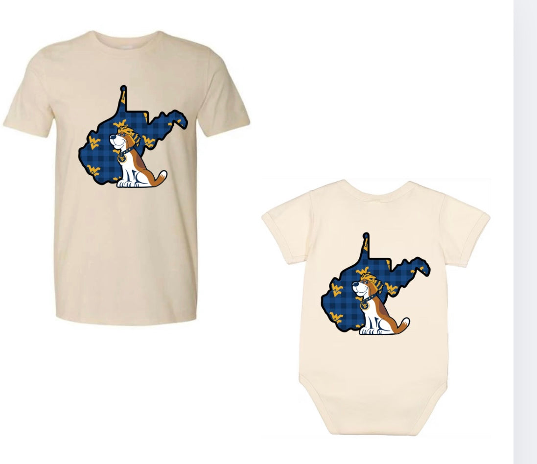 Blue Mountaineer Pup Infant Shirt