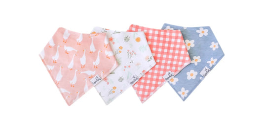 Goosie Bandana Bib Set (4-Pack)