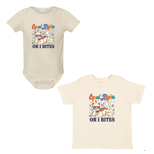 Equal Rights or I Bites Infant Shirt