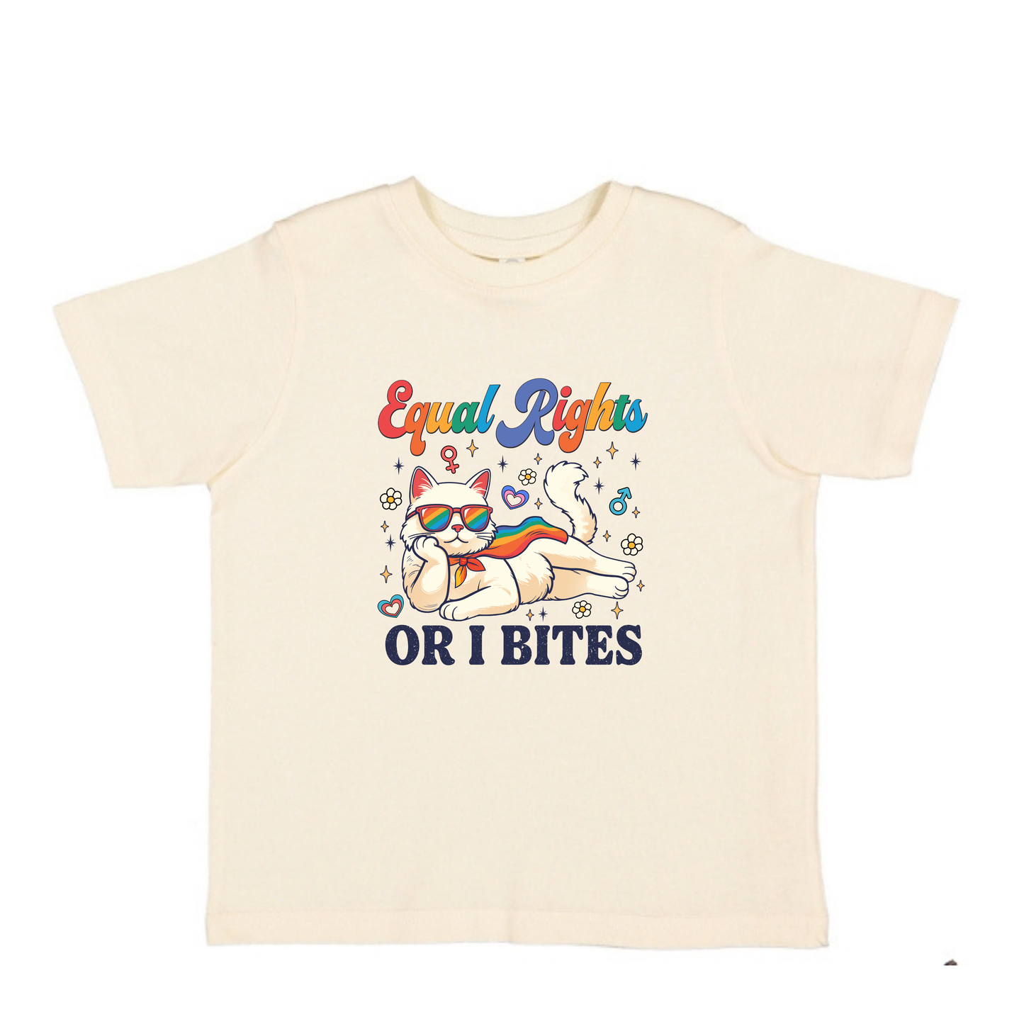 Equal Right or I Bites Toddler T-Shirt