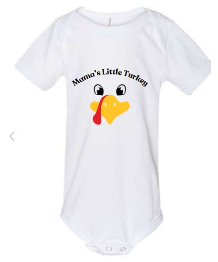 Mama's Little Turkey Infant Onesie