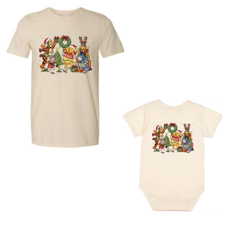 Honey Bear Christmas Infant Shirt