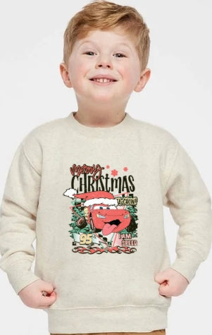Lightning Christmas Toddler Crewneck