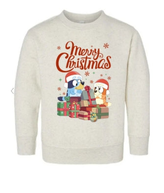 Heeler Sisters Christmas Toddler Crewneck