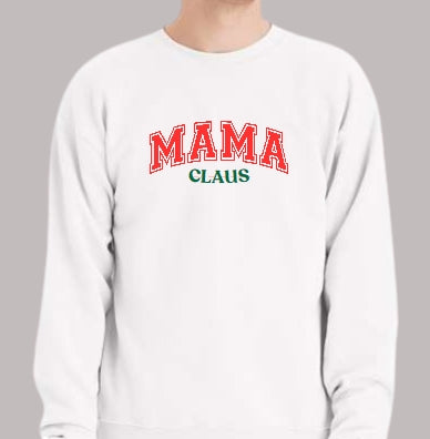 Mama Claus Adult Crewneck