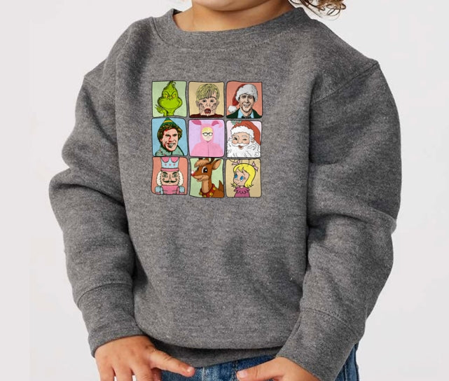 Misc. Christmas Character Toddler Crewneck