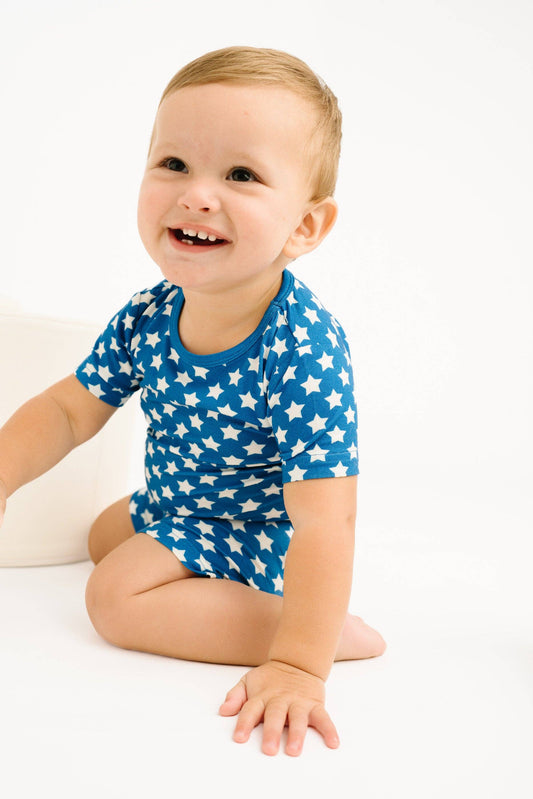 Retro Stars Bamboo Shorts Set