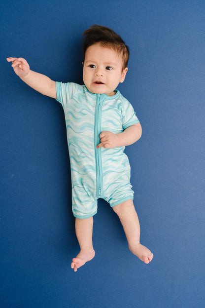 Ocean Breeze Bamboo Short Romper