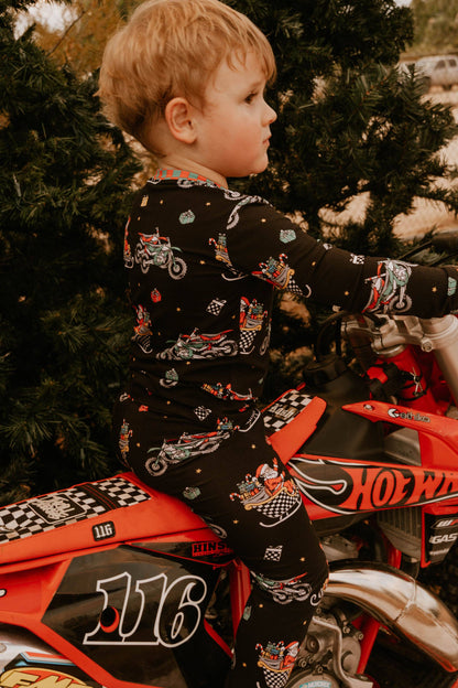 Santas Speedy Sleigh Toddler & Youth Pajamas *PREORDER*
