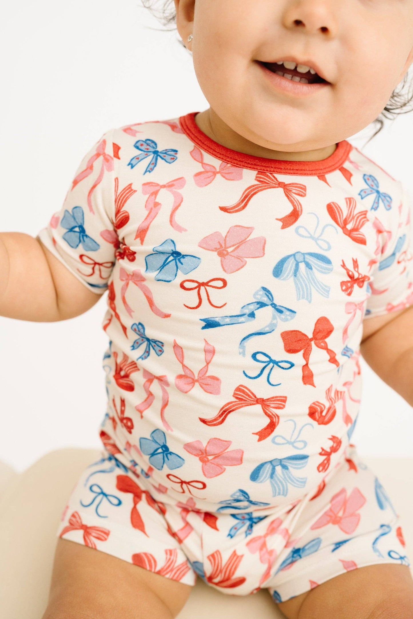 USA Bows Bamboo Shorts Set