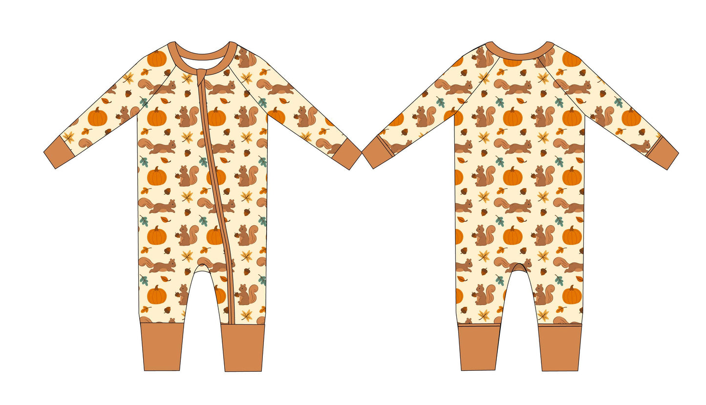 Pumpkin Patch Pals Zippy Bamboo Pajamas