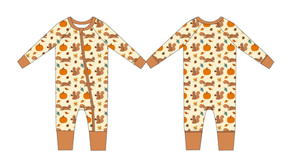 Pumpkin Patch Pals Zippy Bamboo Pajamas
