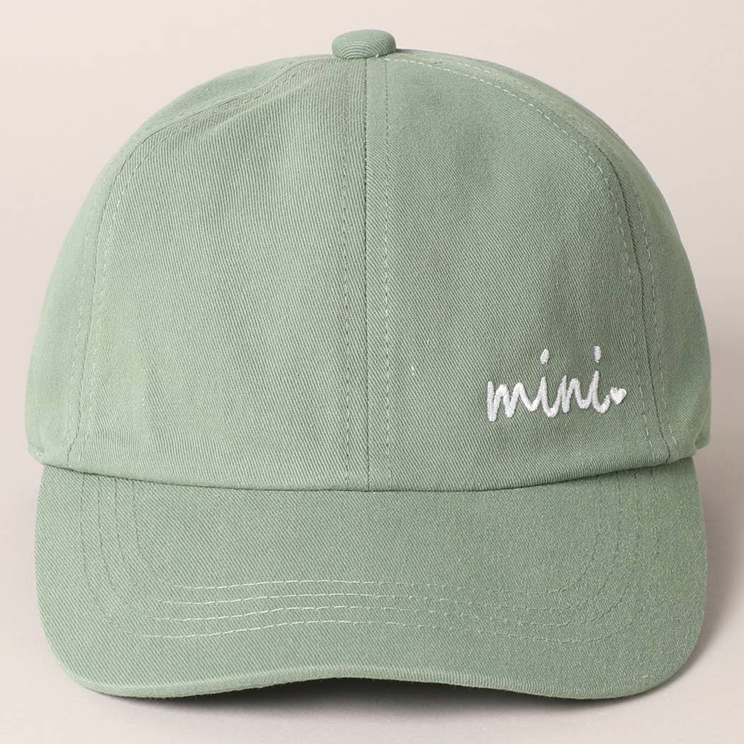 Mini Embroidered Baseball Cap